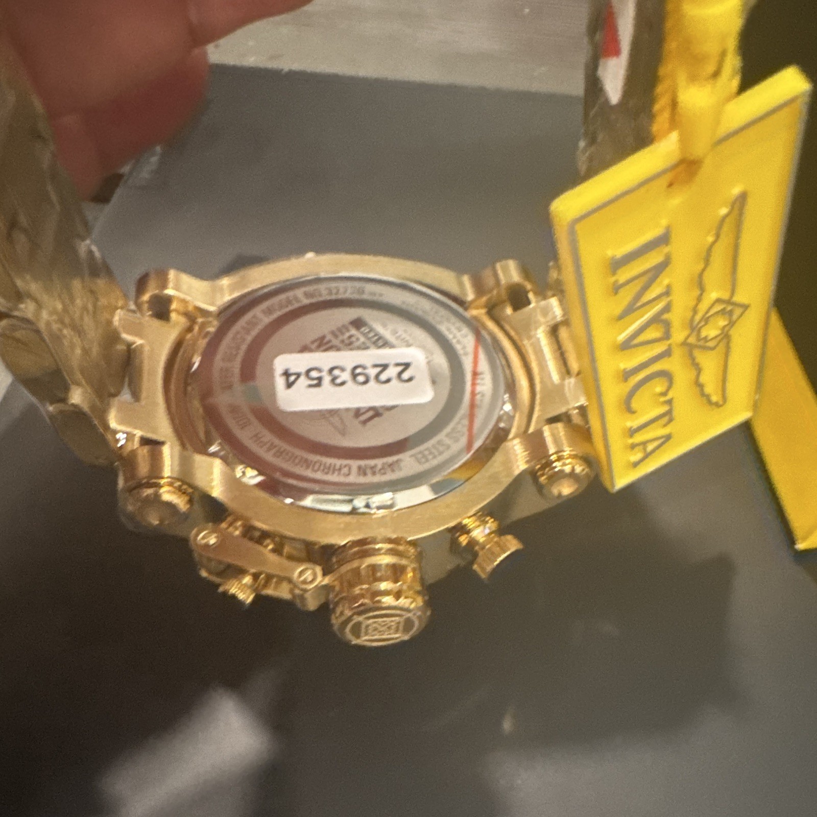 Invicta coalition force nighthawk Men’s Quartz Chronograph Gold/Black Dial 50mm