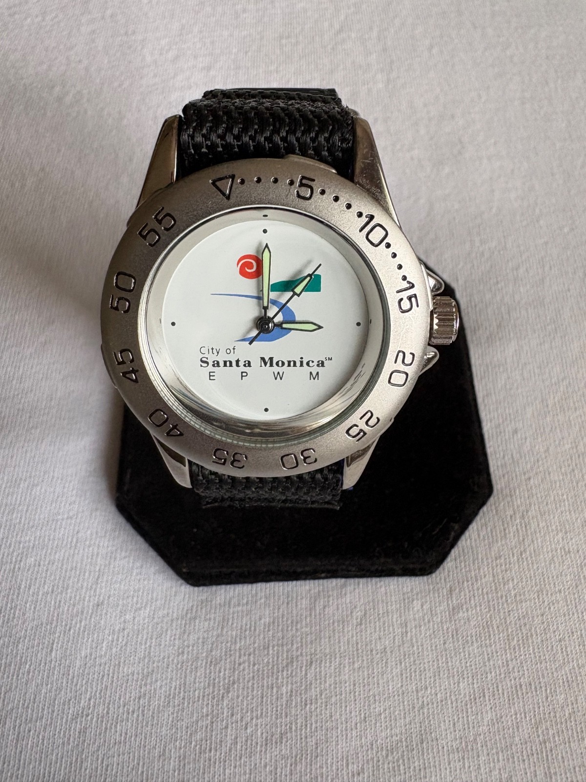 Men’s Working City of Santa Monica EPWM Quartz Watch w/New Battery #170