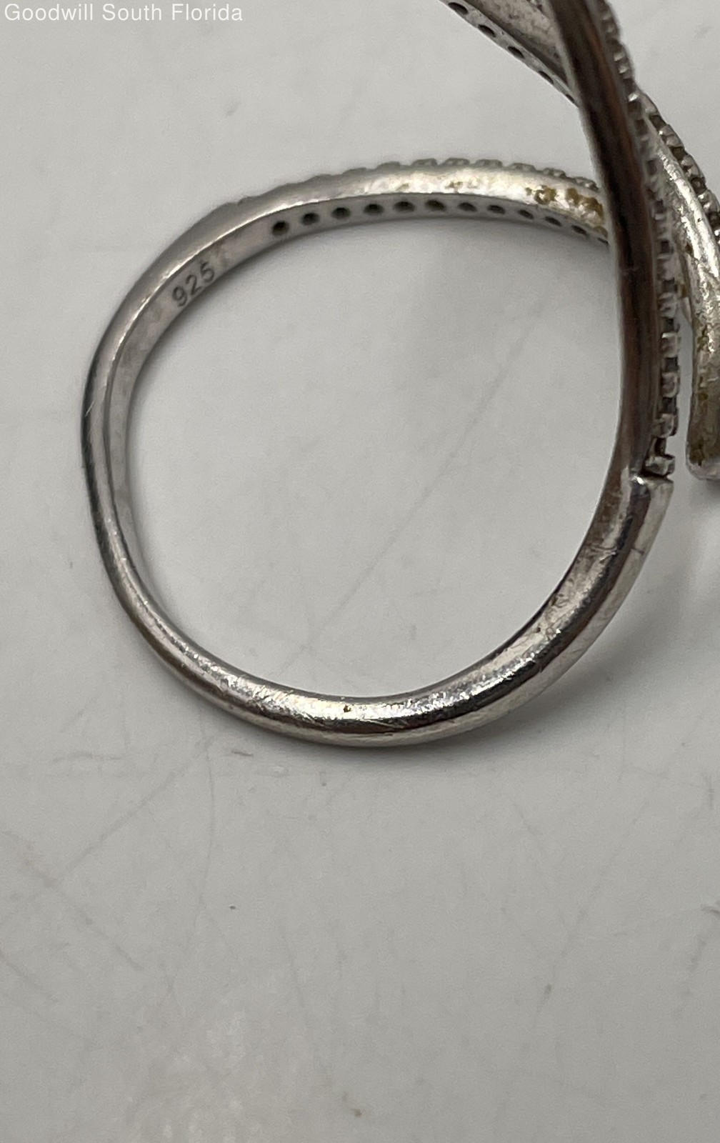 Silver Women’s Ring Stamped 925 Tested 92.0 Weight 2.0g (NCL)