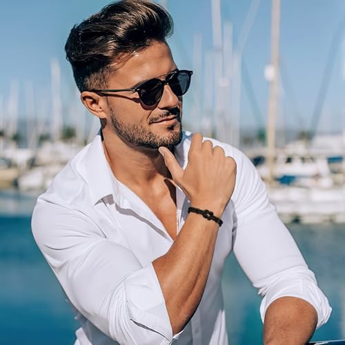 Love Knot Bracelet Gift for Men – Classic Style-7.5~9 Inches-To Dad from Kids