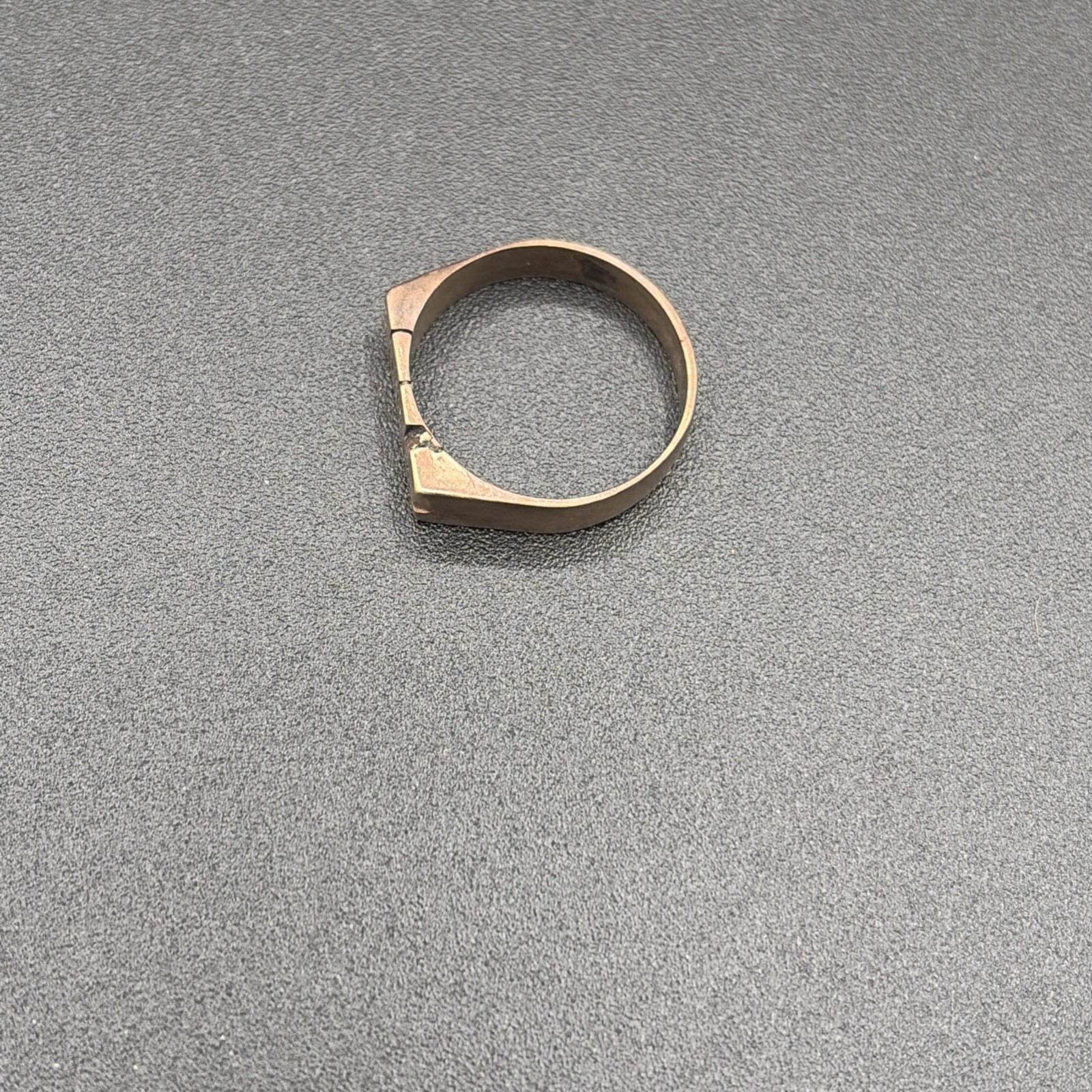 Vintage Brass Monogrammed Ring – PETE And Personalized Tie Tack