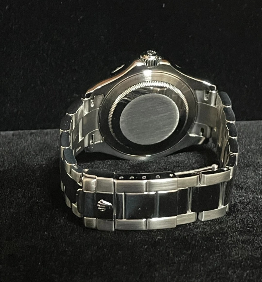Rolex Yacht Master Oyster Perpetual Date Watch 40mm Platinum Automatic Men 16622