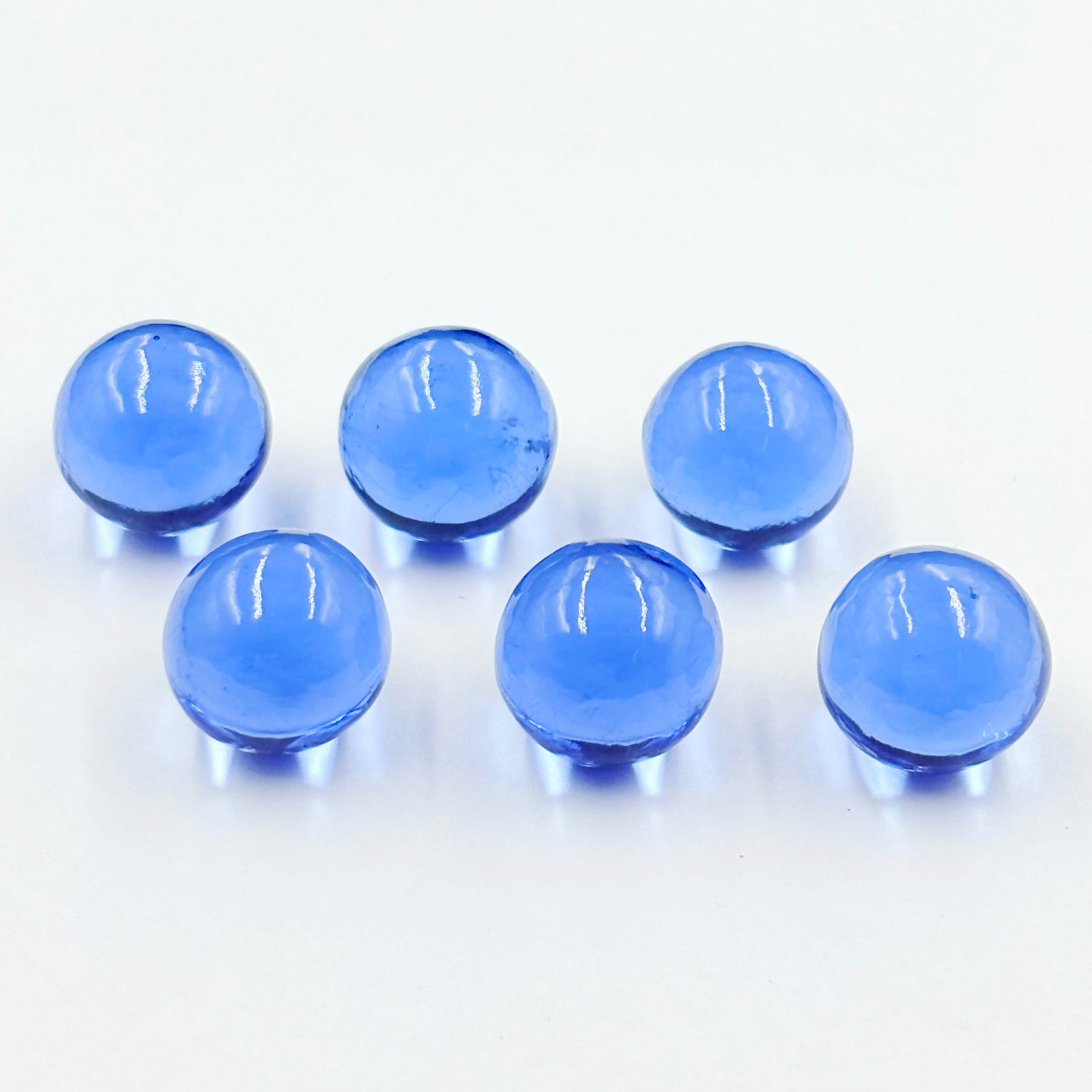 20 Pcs Faceted Blue Topaz Hydro Quartz Ball Polished Gemstone -6mm-20mm Approx