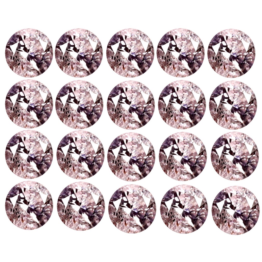 0.09 ct (20 pcs Lot) Valuable CALIBRATED SIZE(1 x 1 mm) Round Cut Diamond