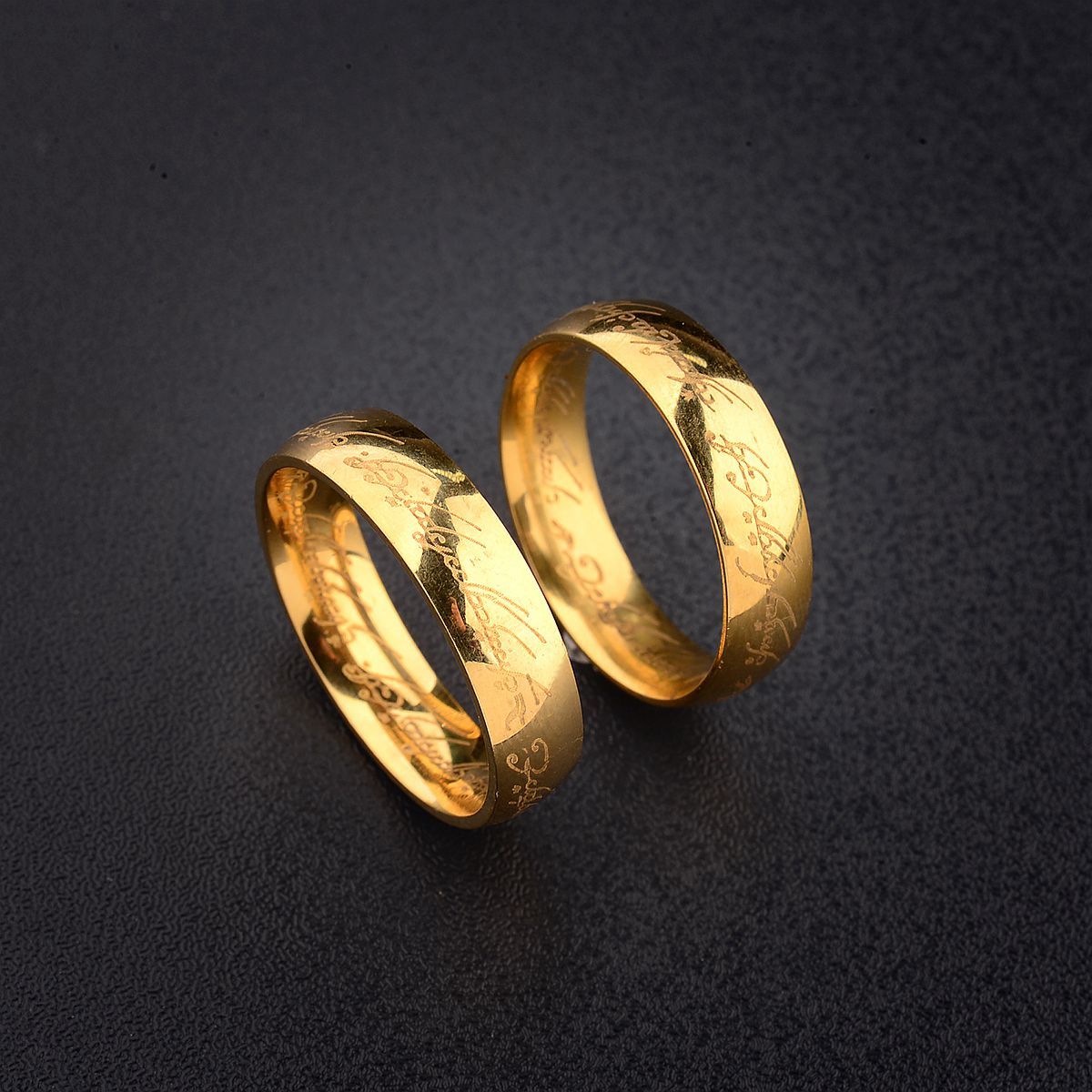 The Lord of the rings Lotr Charm Stainless Steel Fashion Women Men’s Ring Gift