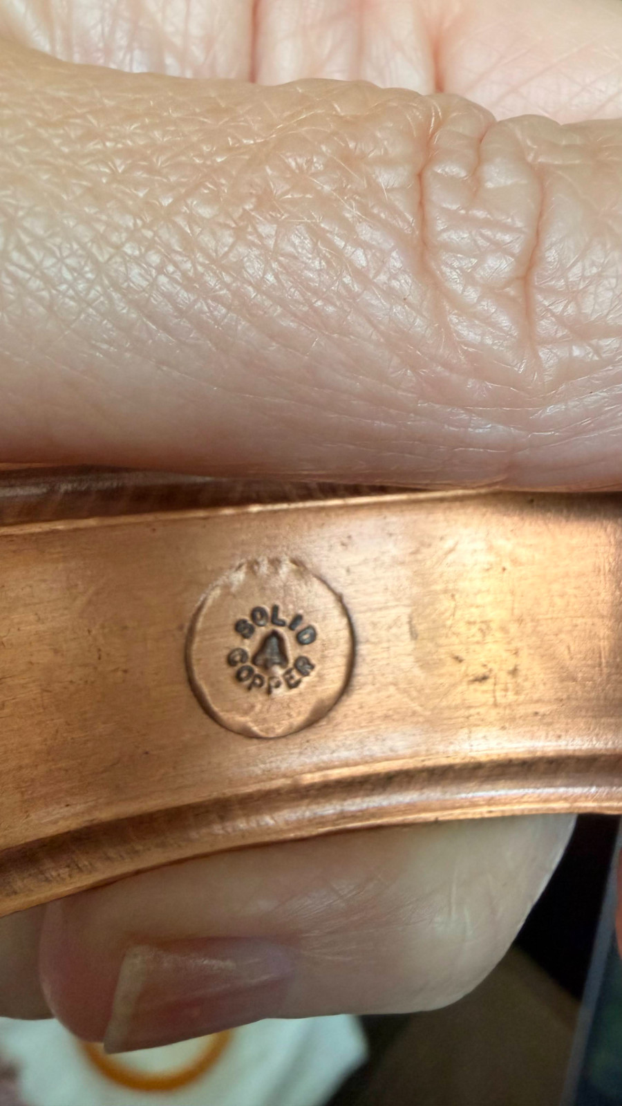 Vintage: 2 Bell Trading Post Copper Cuff Bracelets Navajo Thunderbird Southwest