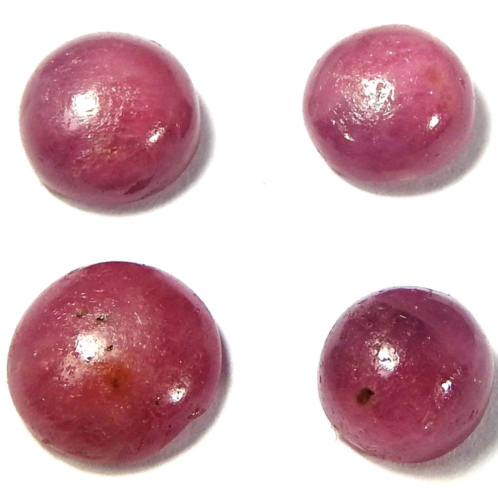 20.05Cts100%Natural red ruby Round Cabochon ring ringize gemstone.lot