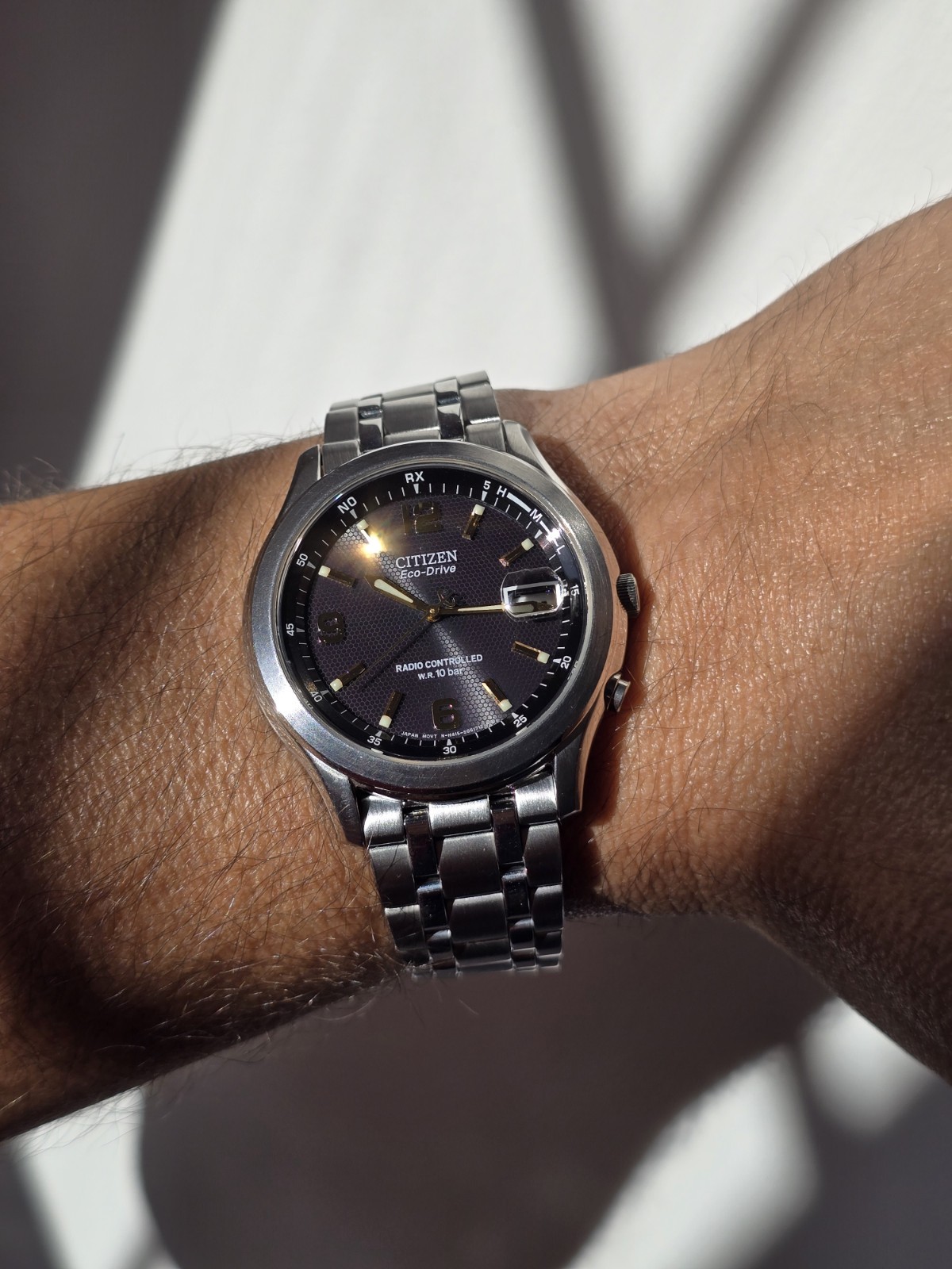 [MINT] Citizen Eco-Drive JDM Solar Radio Black Dial 39mm – US Seller