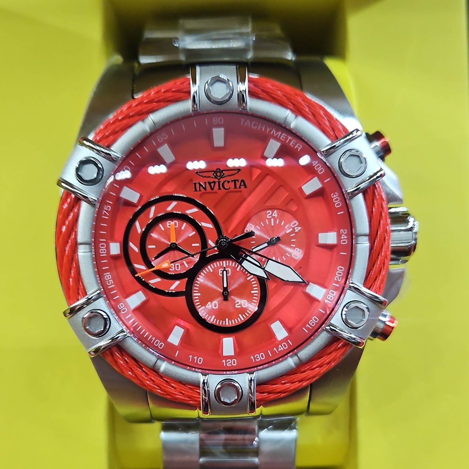 Invicta Bolt Ace Men’s Watch – 52mm, Steel