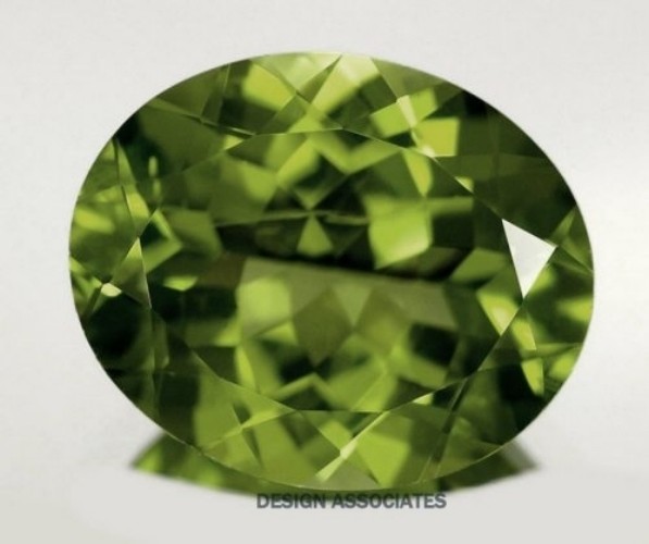 PERIDOT 10 x 8 MM OVAL CUT ALL NATURAL