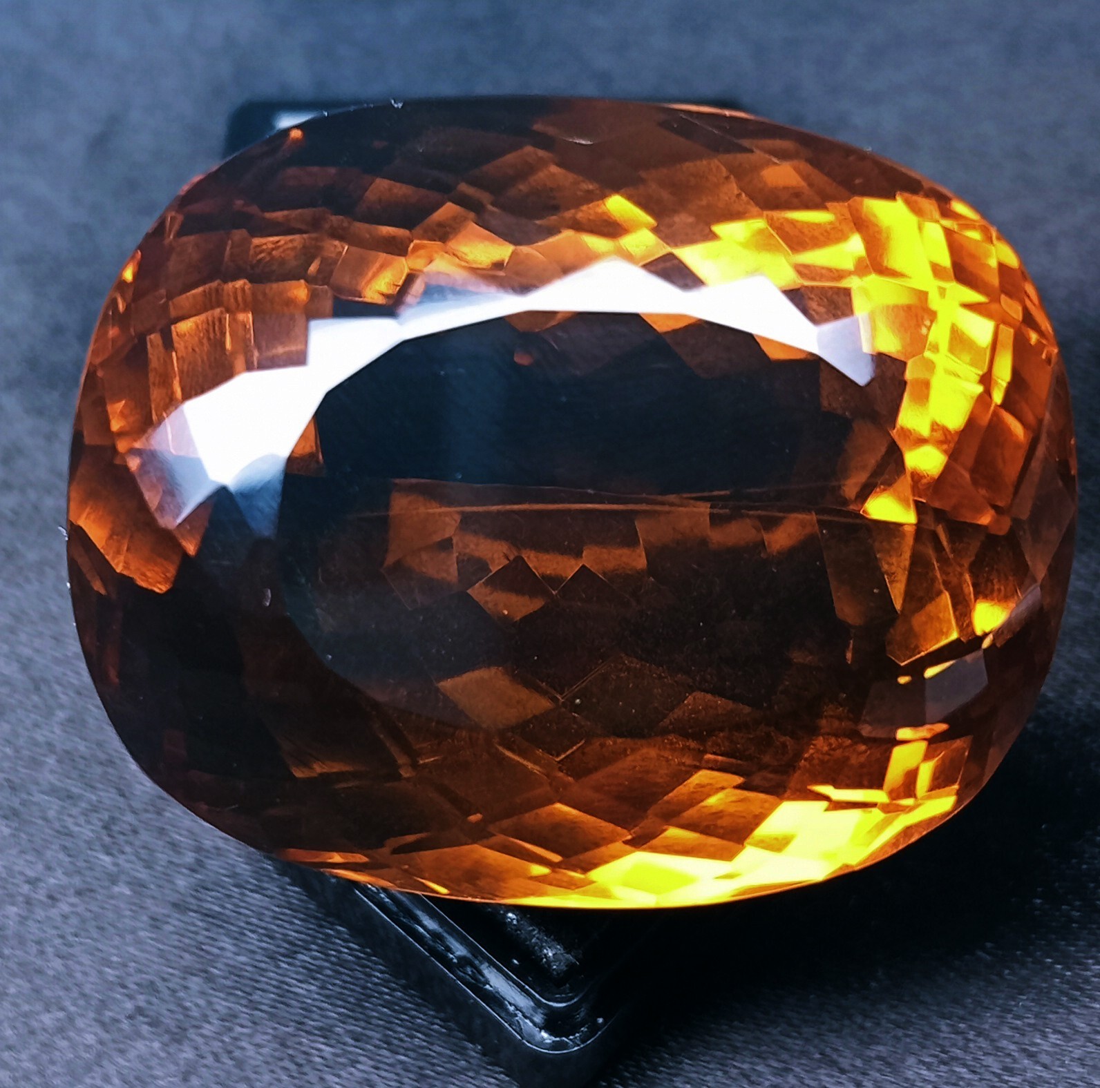 Natural Imperial Topaz Cushion Cut 218-220 Ct EGL Certified Loose Gemstone KH207