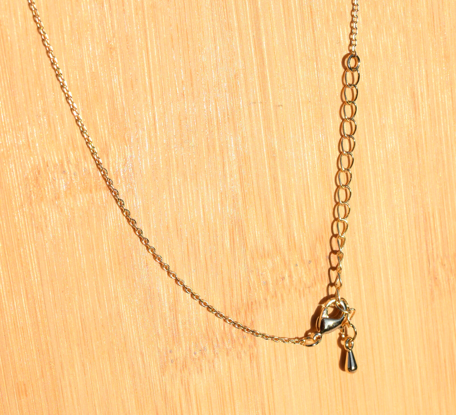 Cactus Tough Dainty 18K Gold Dipped Necklace 16 Inch Lead and Nickel Free