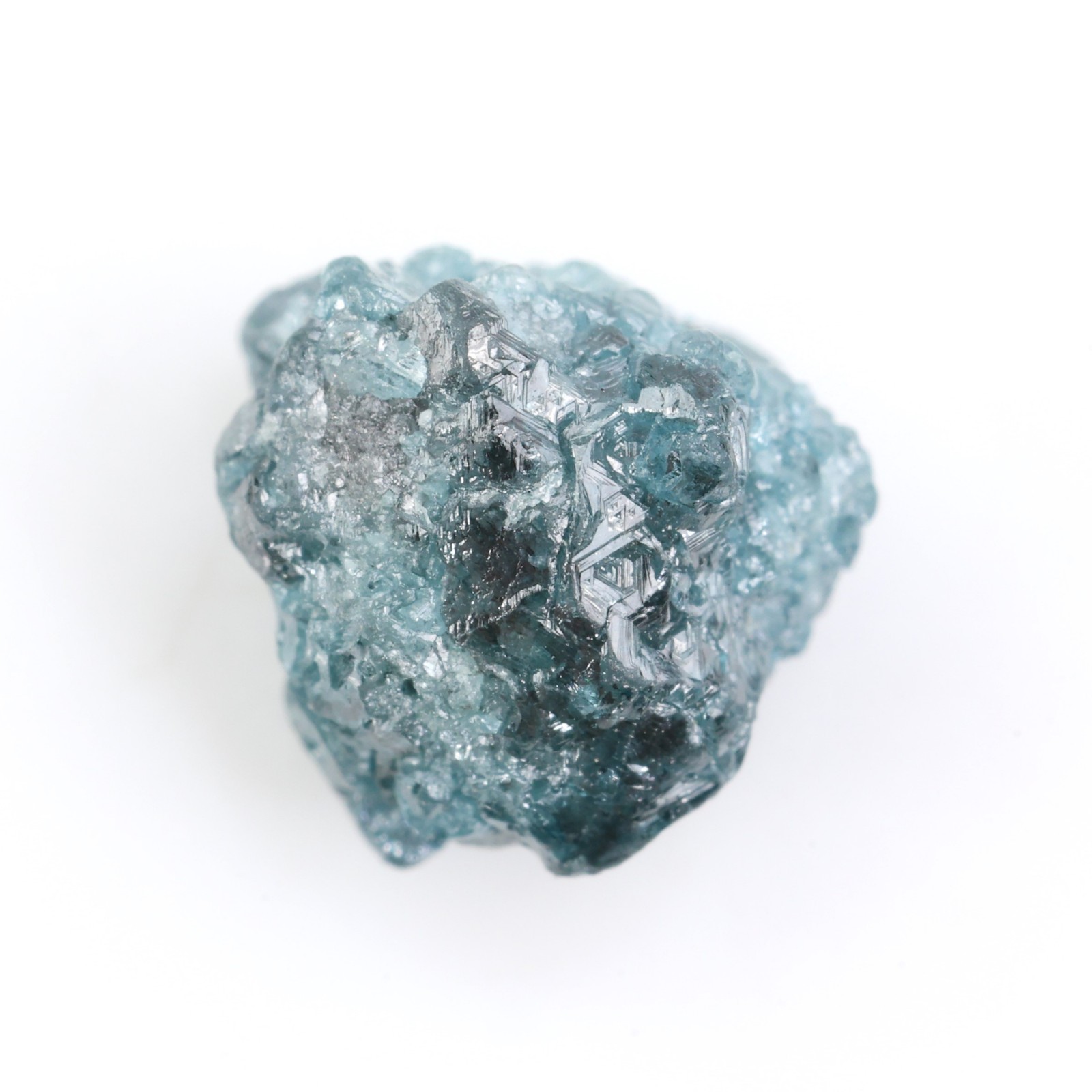 2.04Ct Natural Blue Color Rough Diamond Uncut Loose Raw Diamond For Wedding Ring