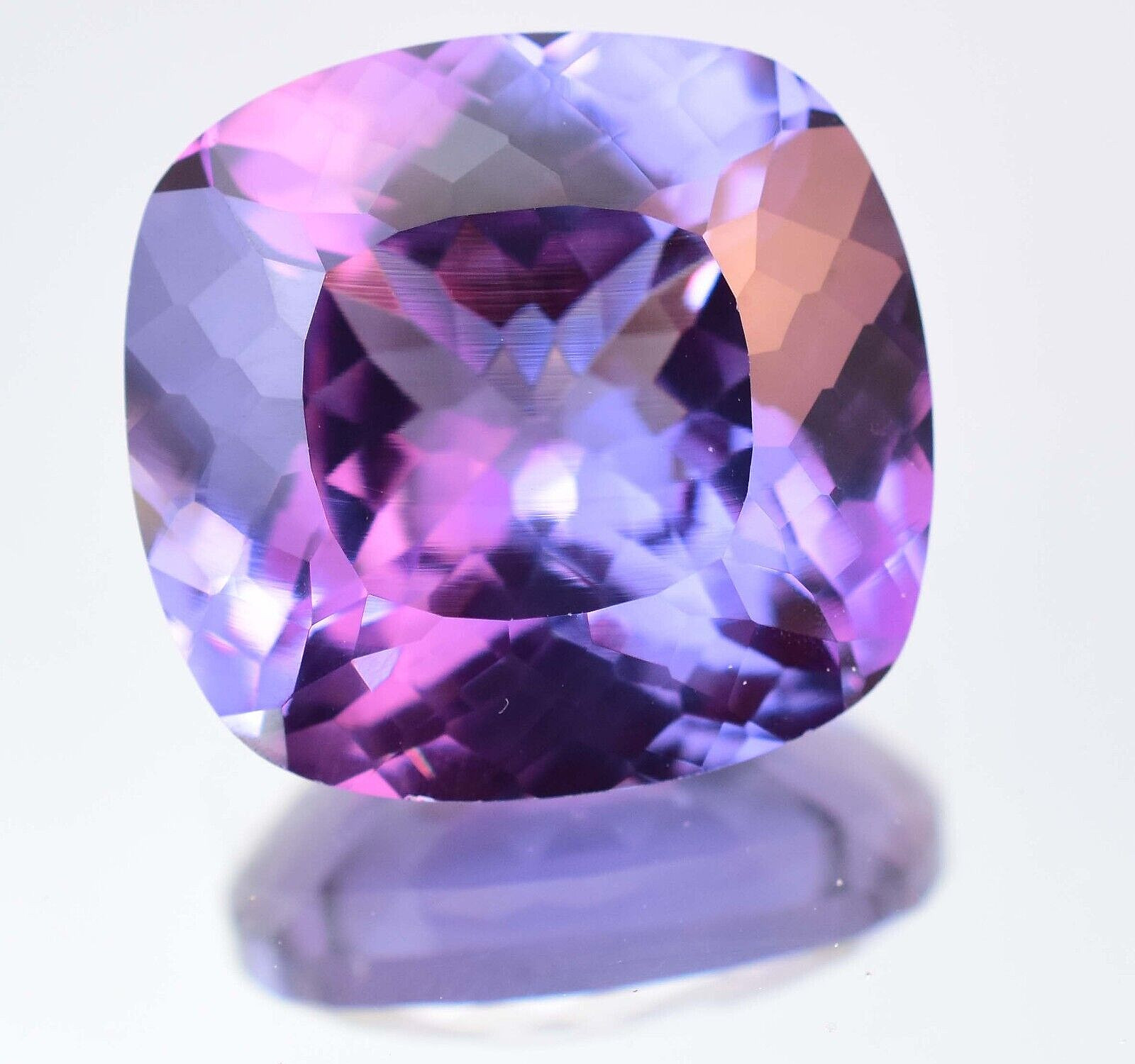 45.15 Ct Natural Color-Change Sapphire Cushion Flawless Certified Loose Gemstone
