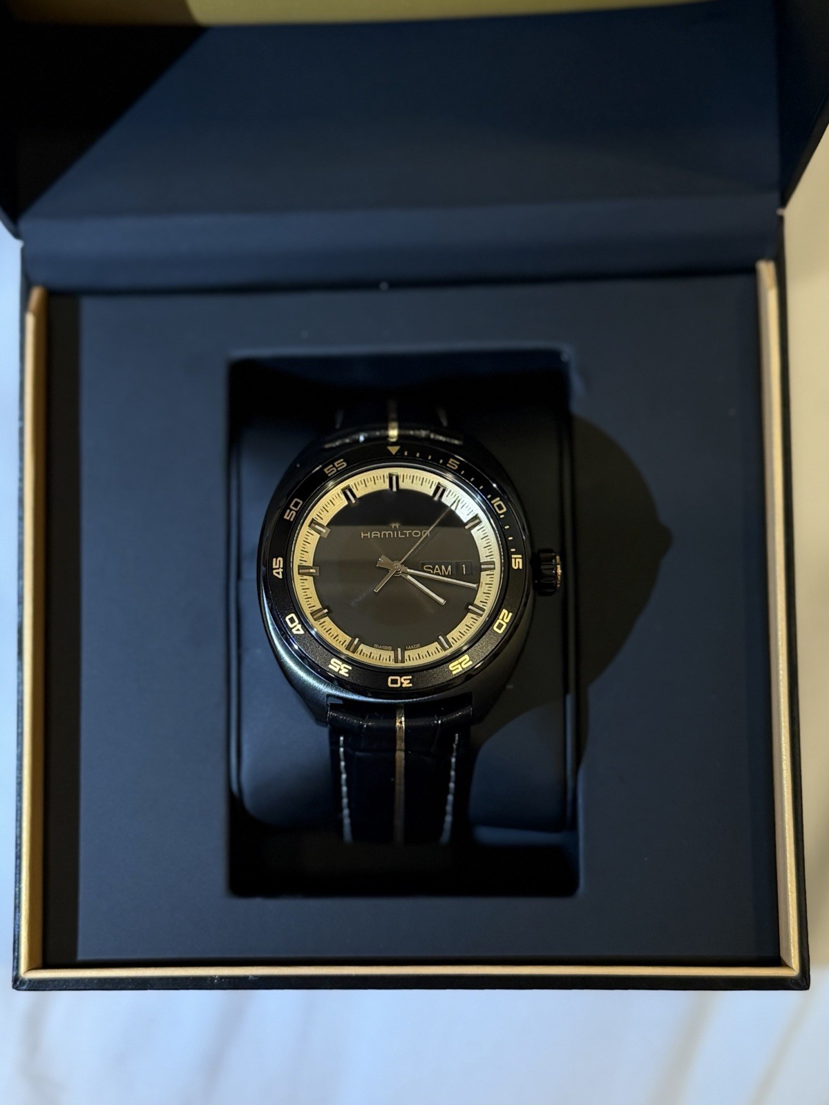 Hamilton Resident Evil Requiem Pan Europ Limited Auto Day/Date Watch w/ Box