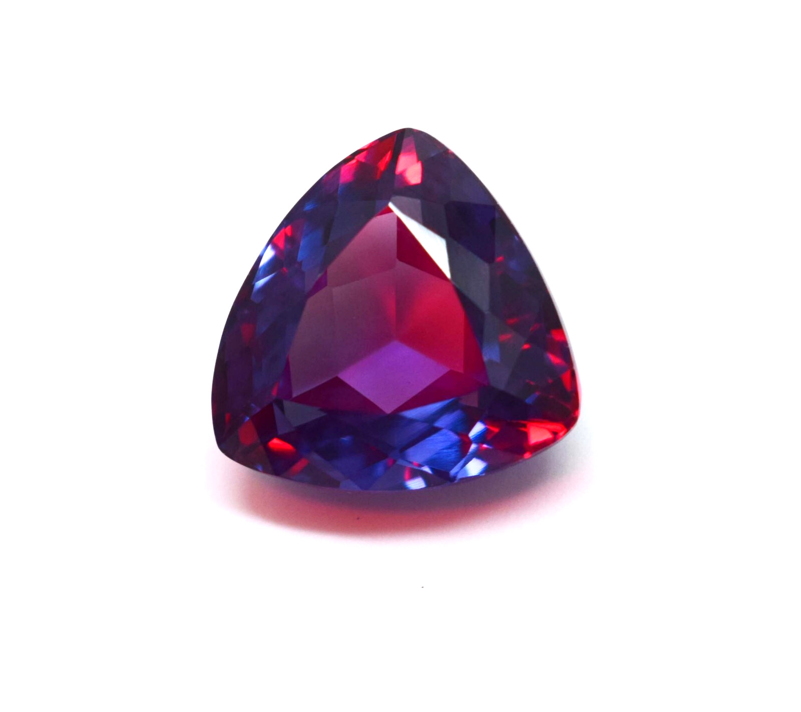 20-22 CT Ring Alexandrite Genuine Russian Color Change Trillion Cut Gemstone