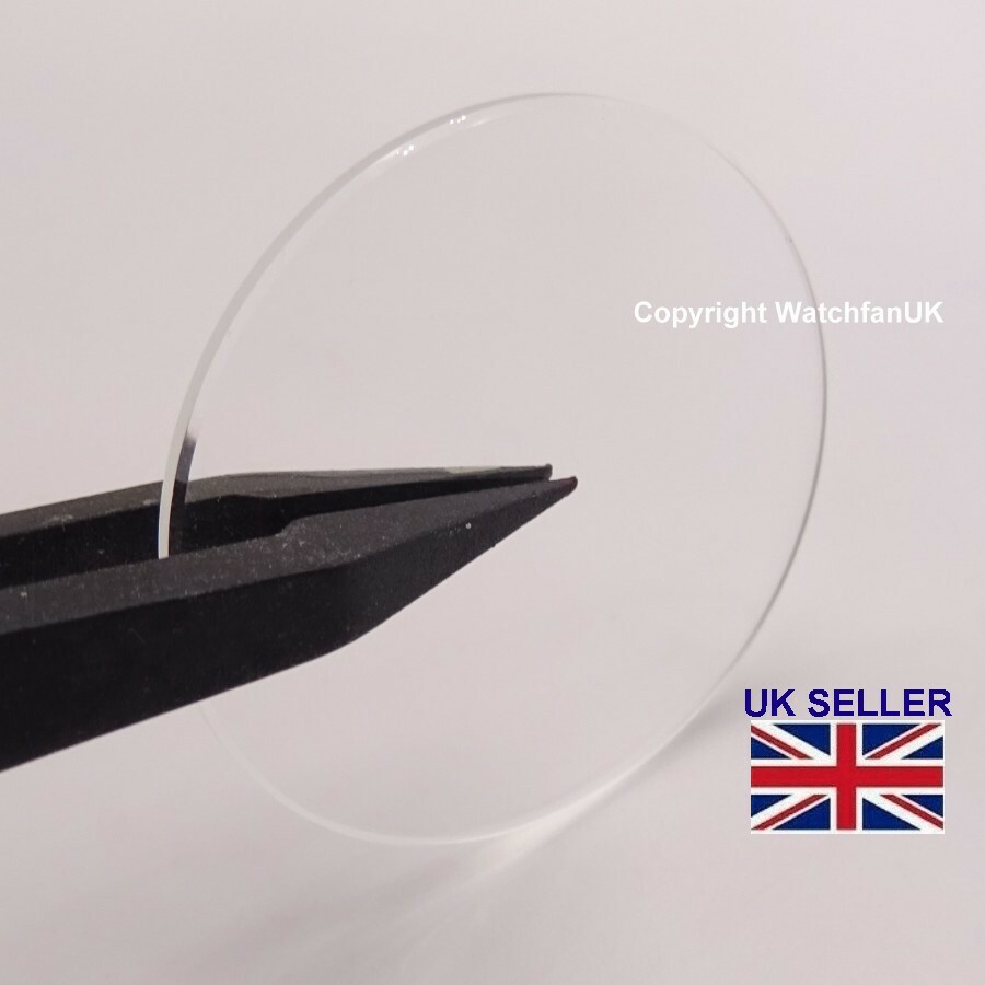 Flat Mineral Crystal Glass Fits Seiko 7N43-8111 7009-3061 7019-8150 7009-8830