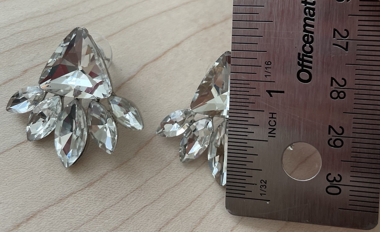 Elegant Crystal Earrings For Formal Event Wedding Christmas Holiday Women’s