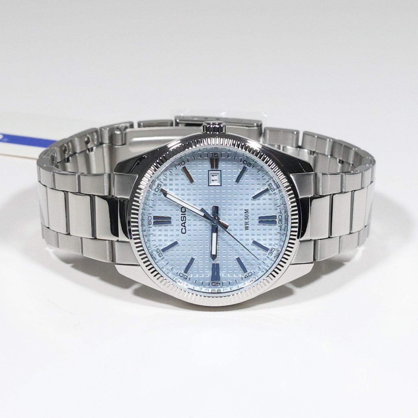 Casio Men’s Vintage Blue Dial Stainless Steel Watch MTP-1302PE-2AVEF