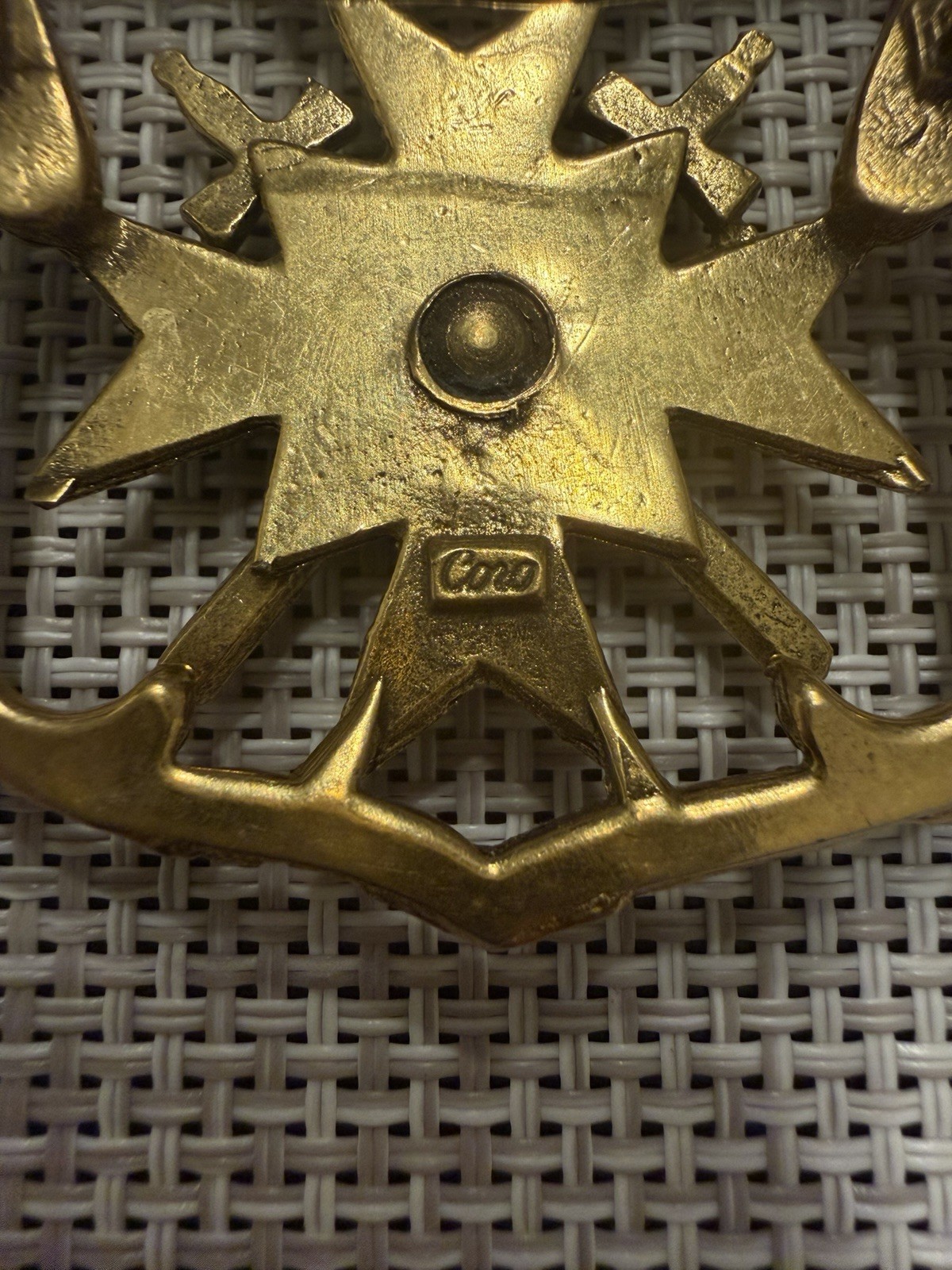 Vintage Coro Coat of Arms Brooch Golden Brooch Vintage Coro Brooch Estate Lot