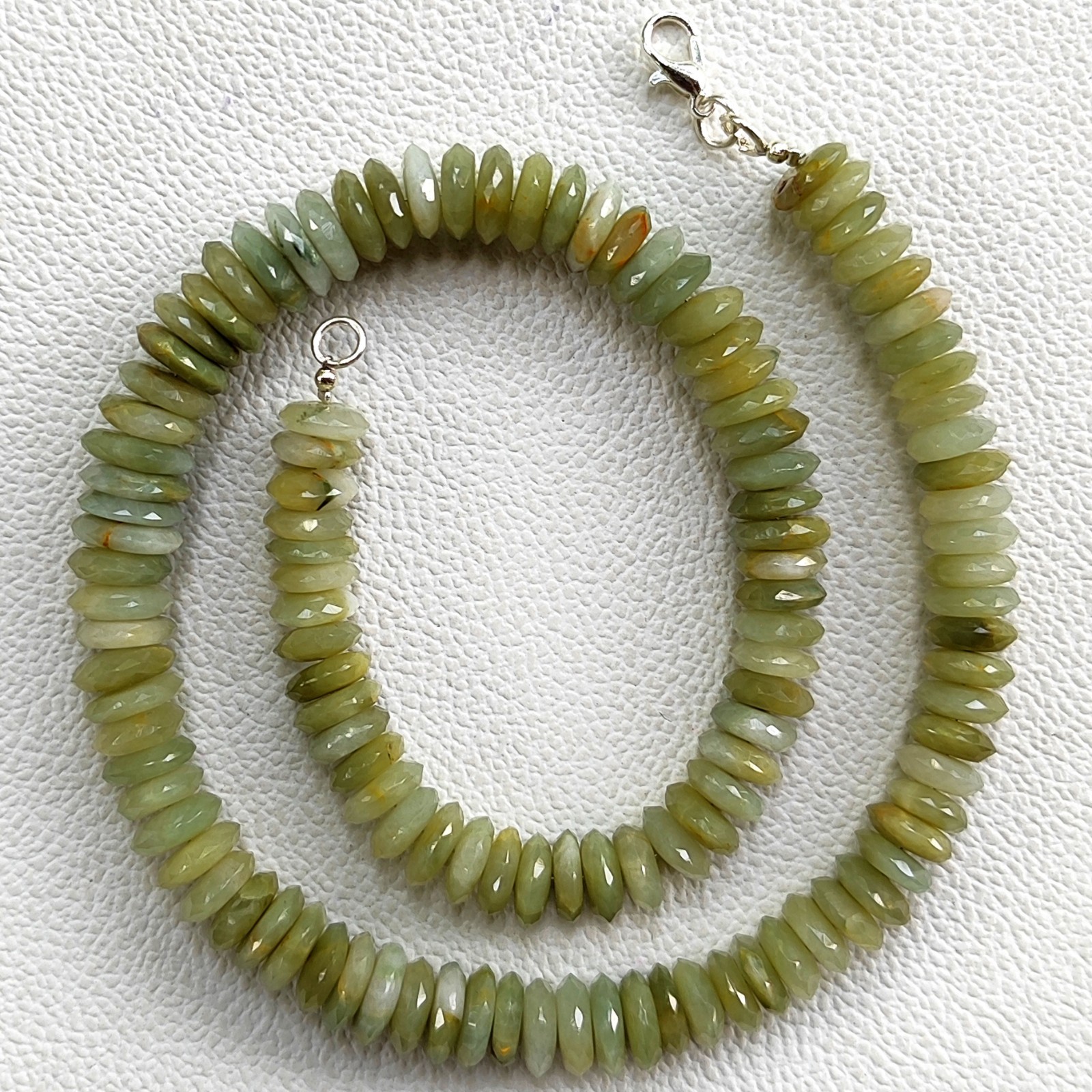 Natural Chrysoberyl Cats Eye 9-11mm Faceted German Cut Beads Necklace 16″ India