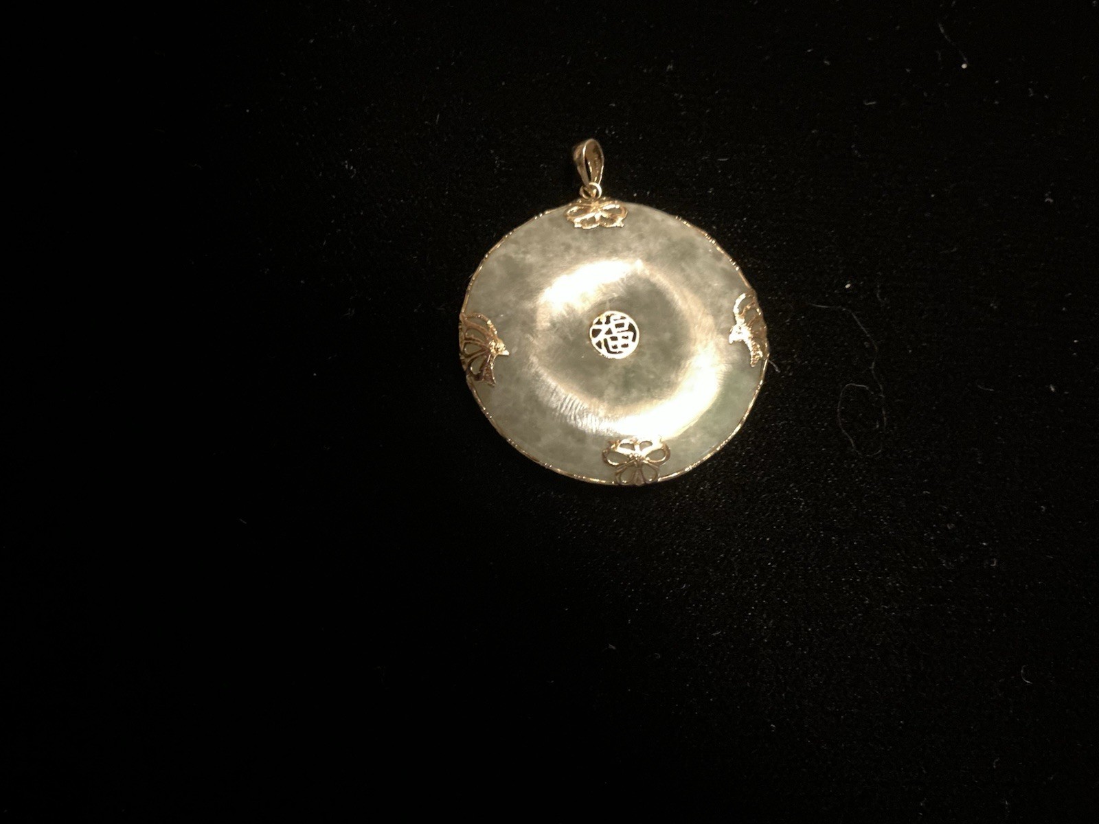 Jade Pendant 14kt Gold 11.7g