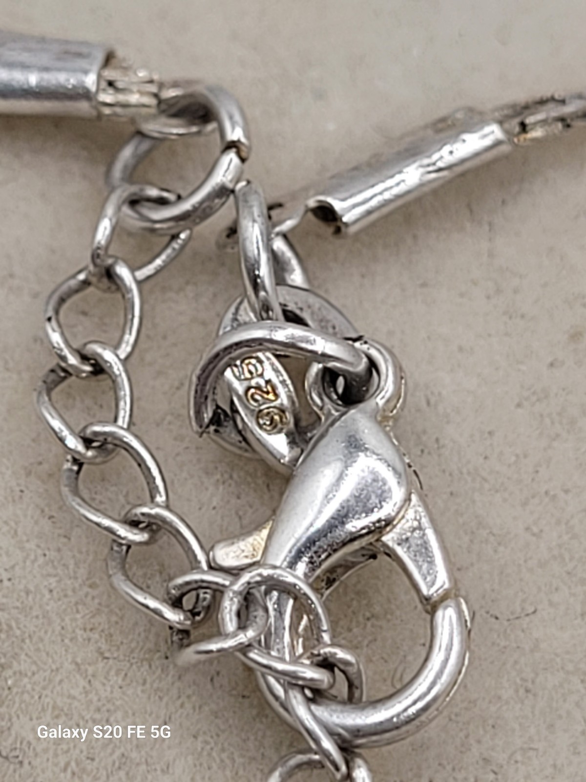 Vintage Sterling Liquid Silver Double Strand Beaded Ankle Bracelet Adjustable
