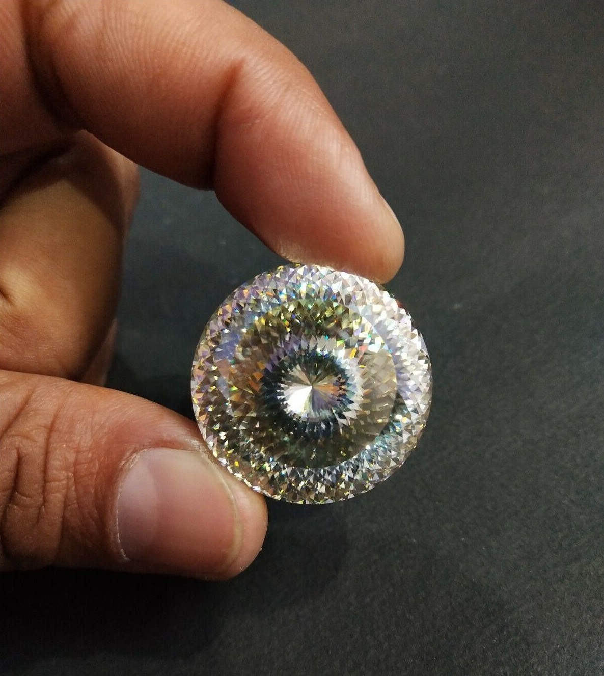 1.0 Ct to 5.0 Ct Yellow Portuguese Cut Loose Moissanite VVS Grade Excellent Cut