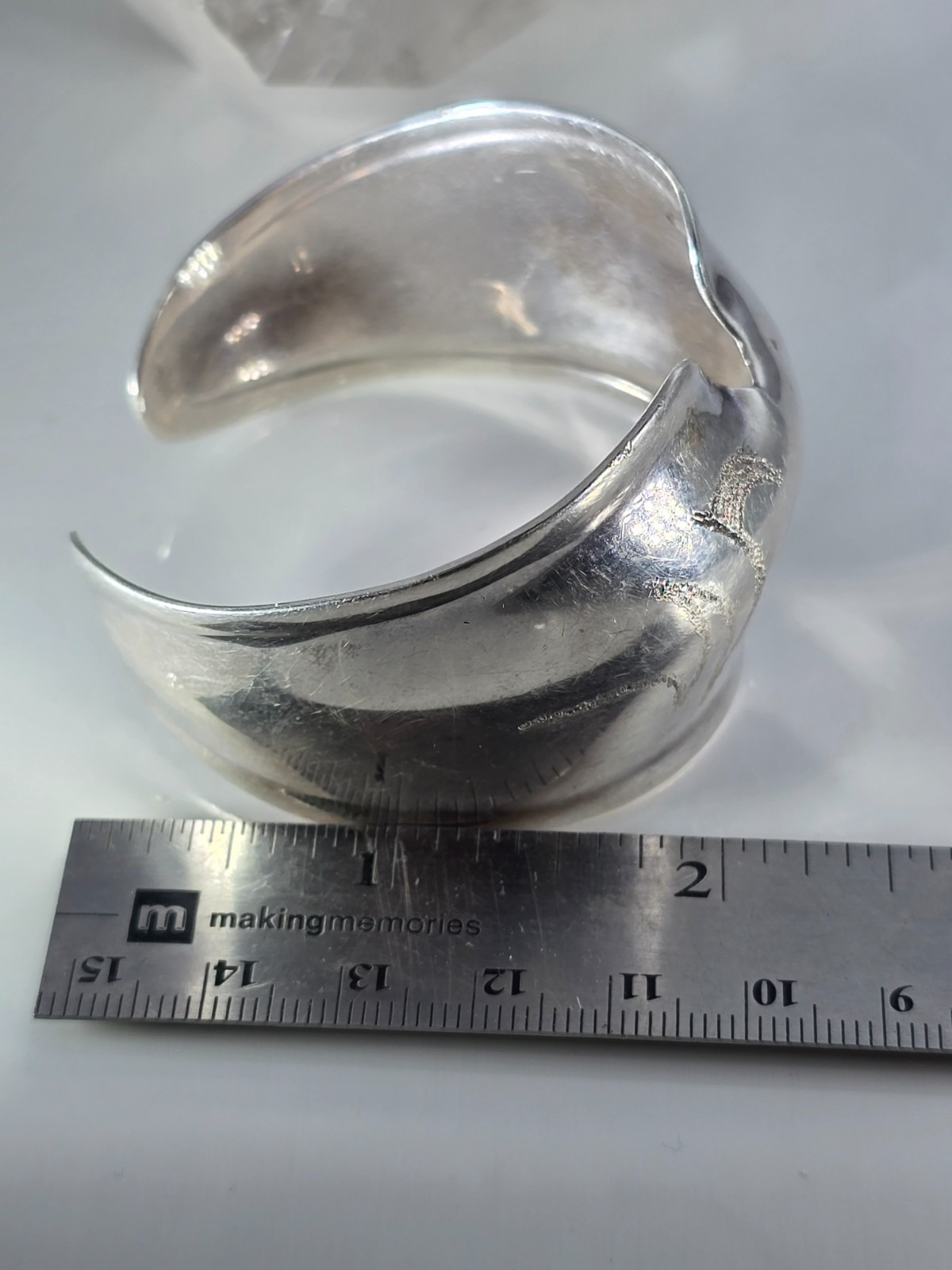 RLM STUDIO 925 Sterling Silver Personalized Cuff Bracelet 43.5 GRAMS
