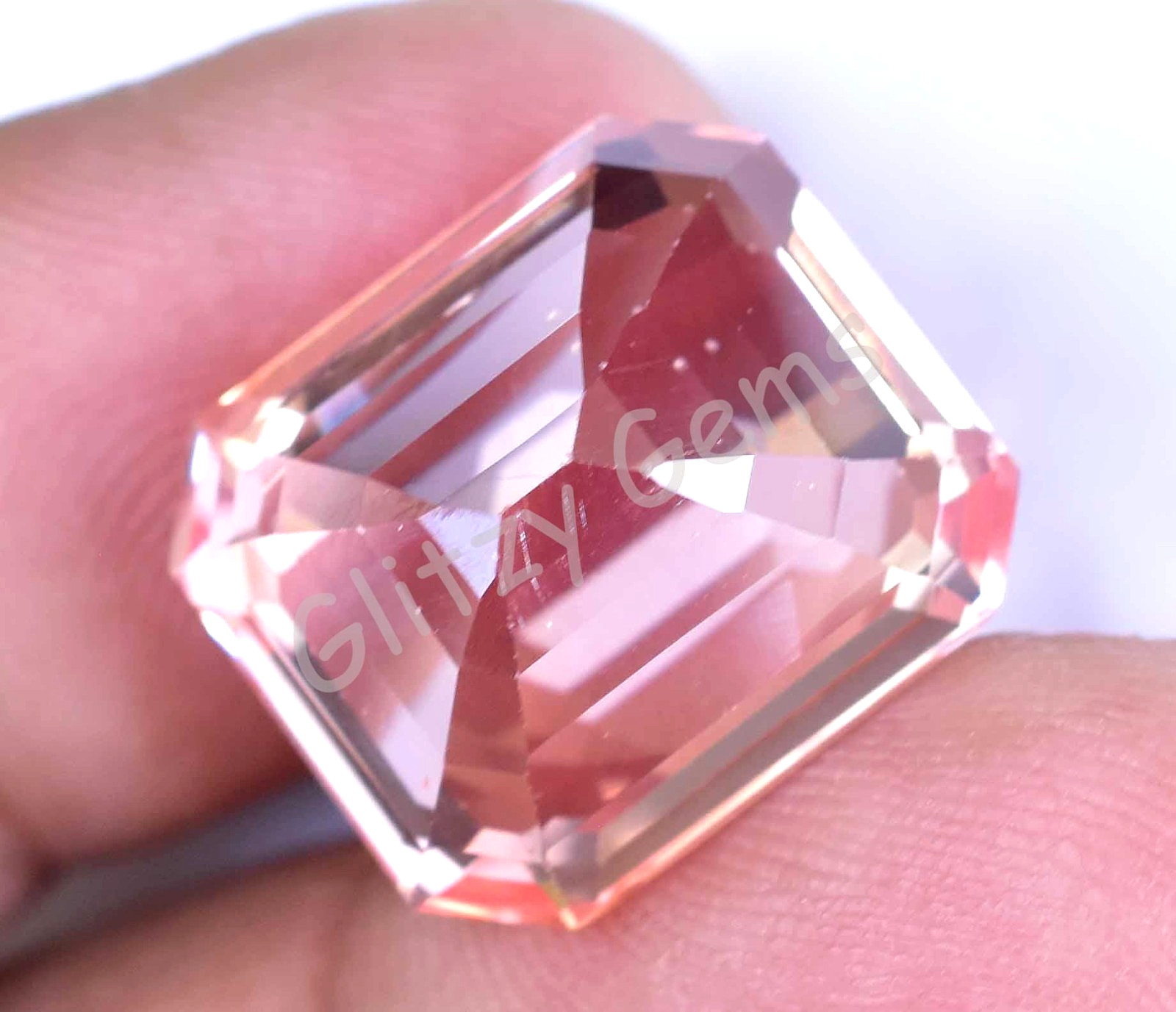 Natural 21.25 Ct GIGANTIC Padparadscha Sapphire Emerald Certified Loose Gemstone