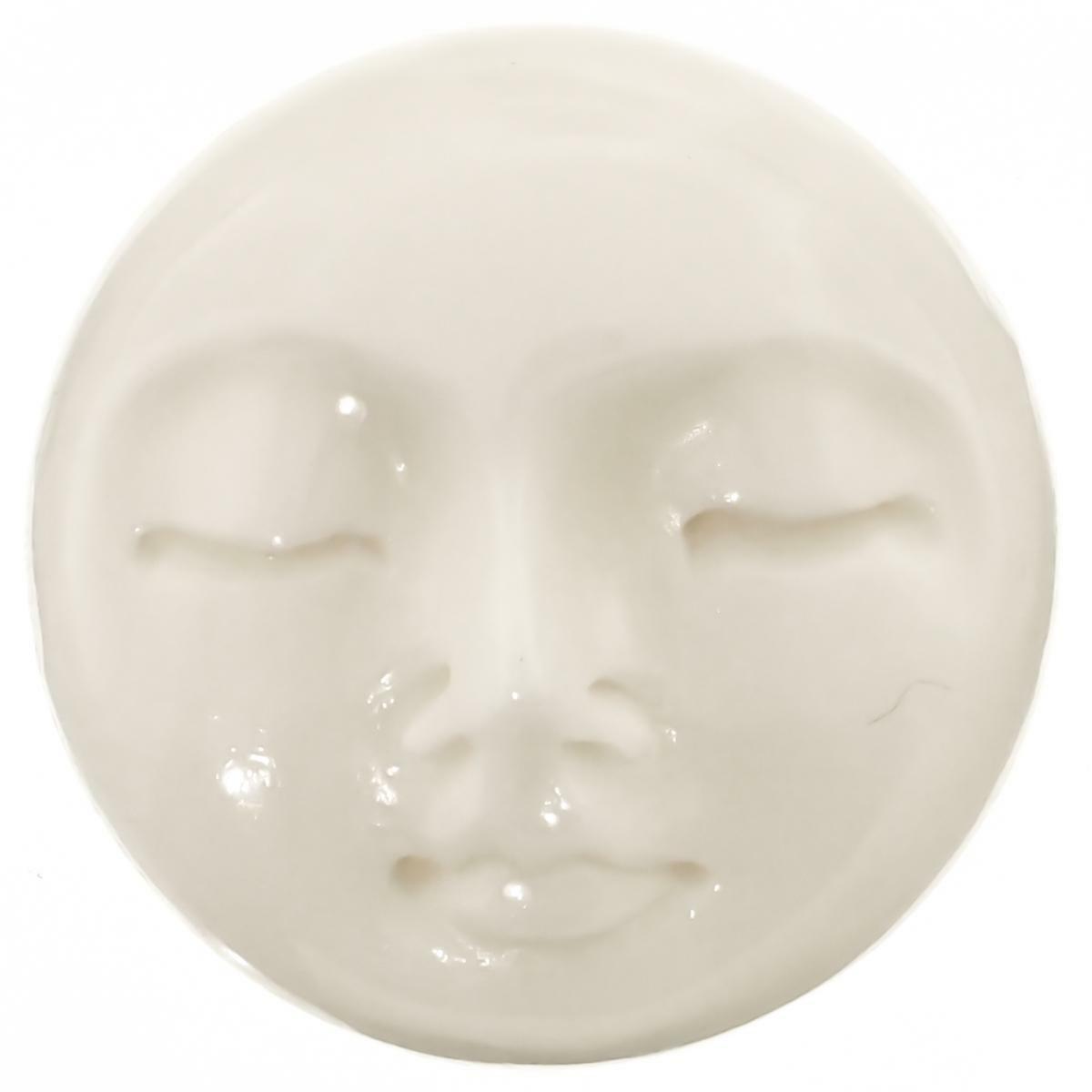 13/16″ 20mm 1-5-10Pcs Lot Closed Eye Sun Moon Face Bison Bone Cab Bead Cabochon