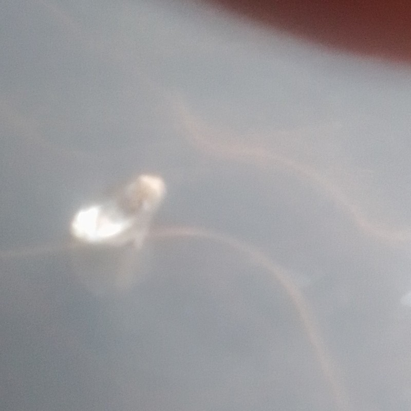 White/Colorless Transparent Round Cut Faceted Loose Glass Gemstone, 1 Piece