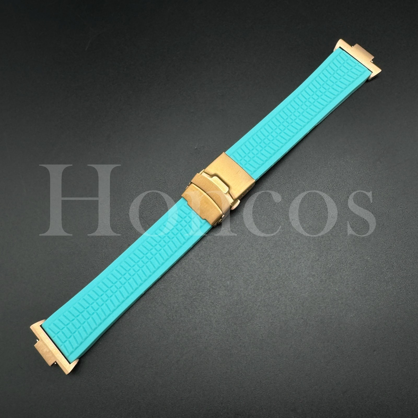 Replacement Aquanaut Rubber Band Watch Strap Fits Tissot PRX Clasp + Adapter LBN