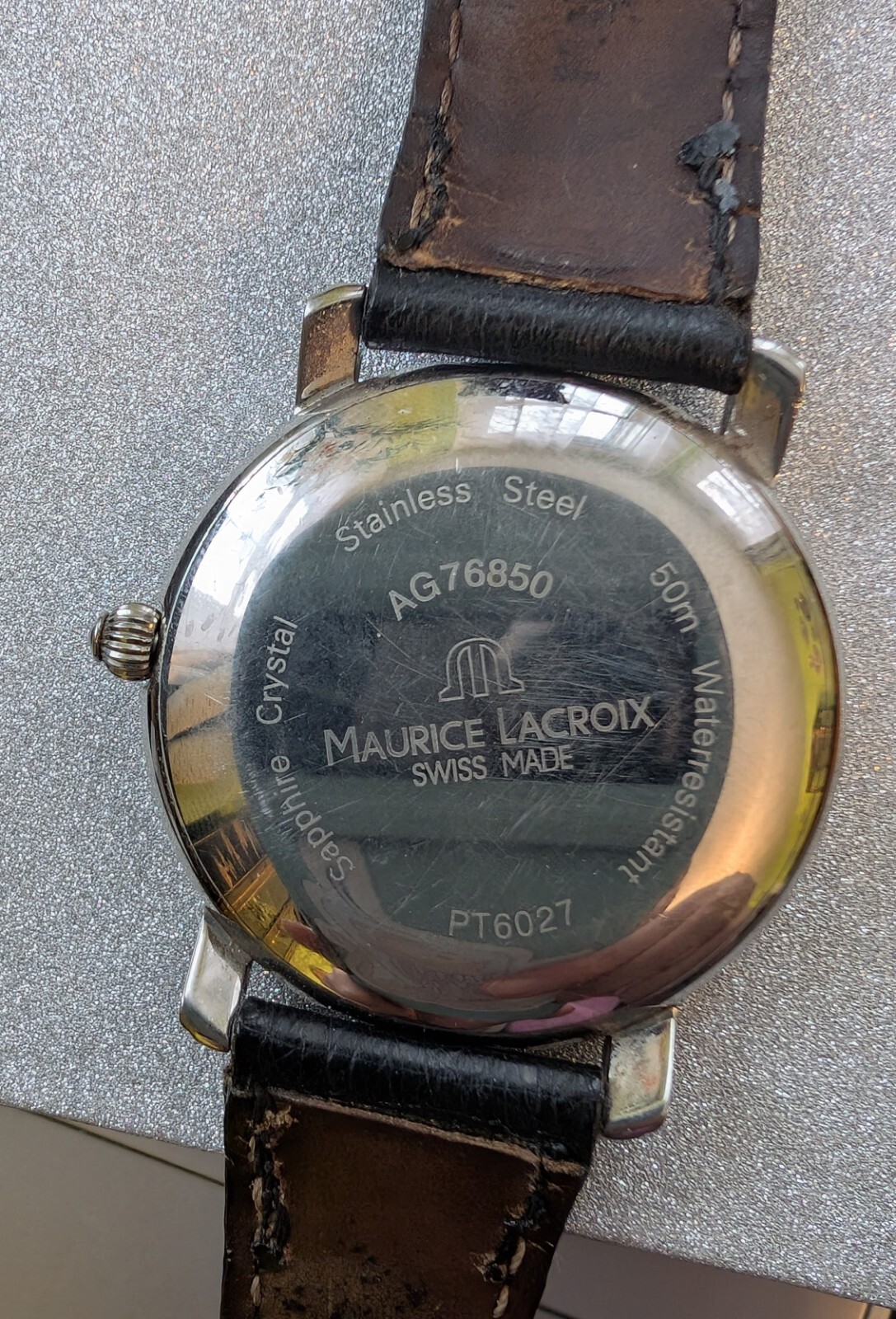 Mens watch Maurice Lacroix Pontos Classic Automatic Steel Day Date Watch PT6027
