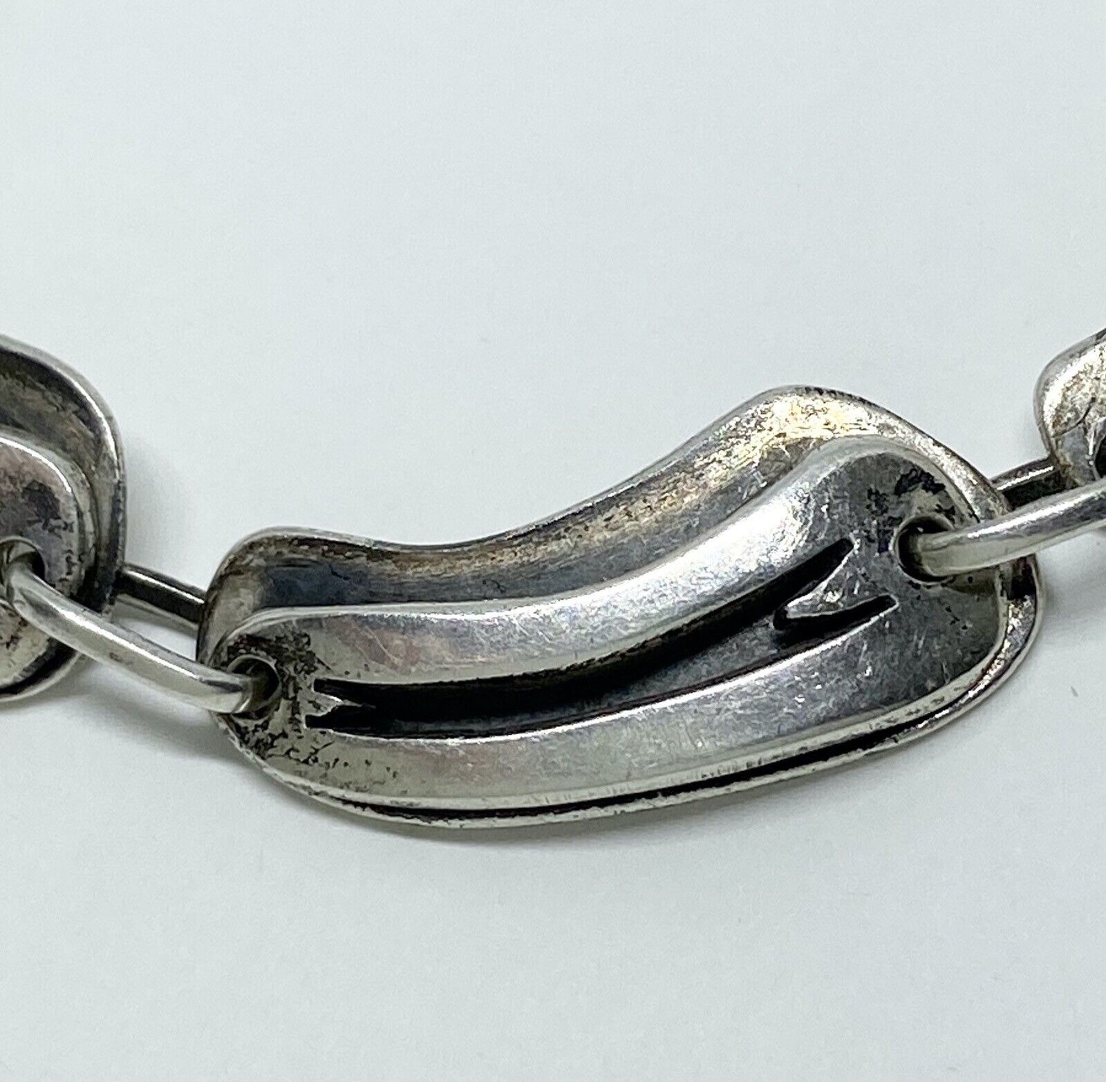 Fridl Silver Bracelet 925 Sterling 116 SIGNED FRIDL BLUMENTHAL 20.99g 7.25″ Read