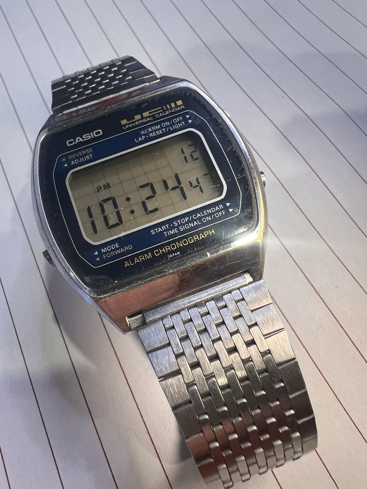 Vintage Casio 79QS-39 Universal Calendar Digital Watch Rare Collectible Japan
