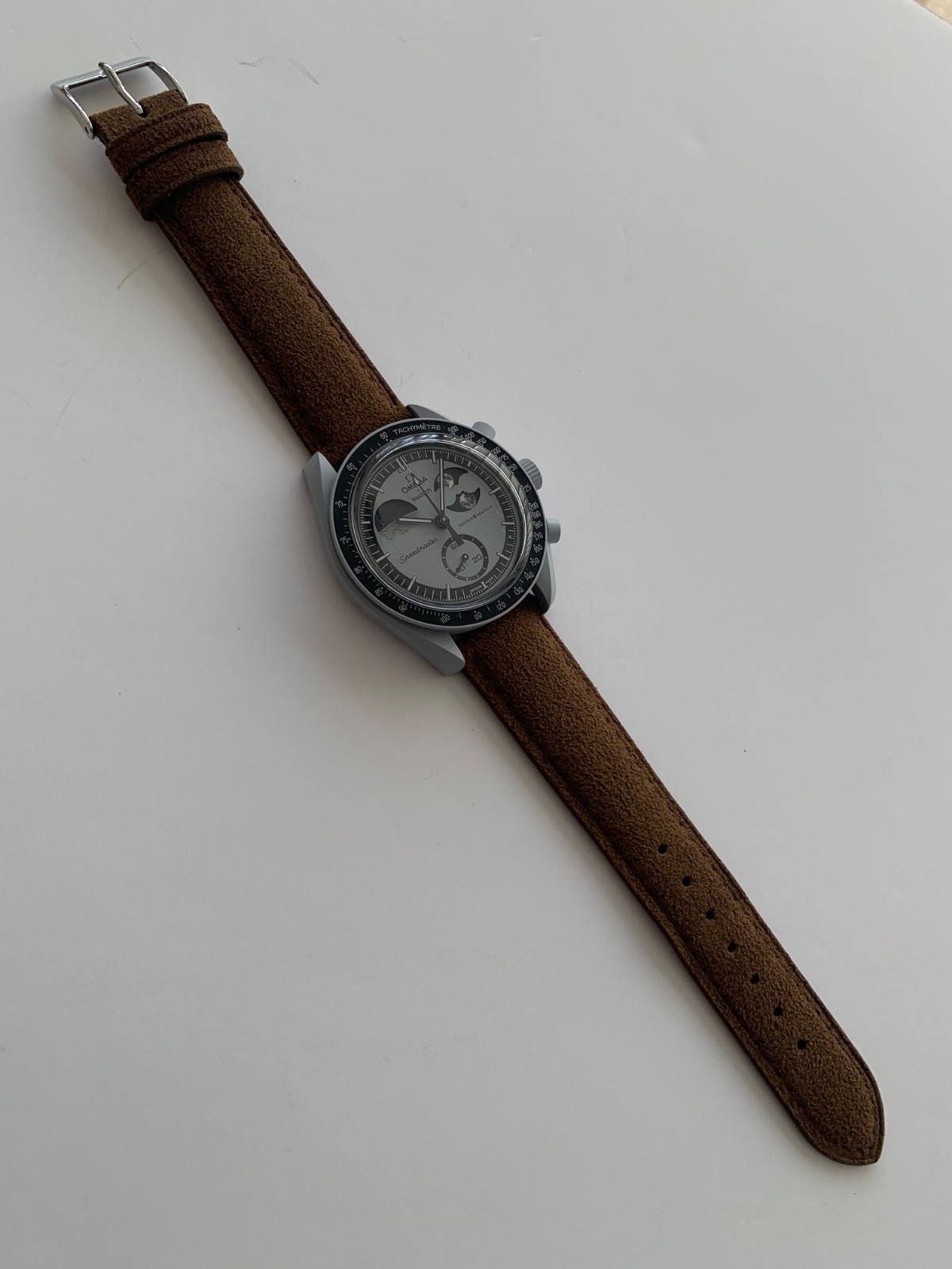 PEBRO ALCANTARA watch strap Dark Brown 4 sizes 100% Vegan
