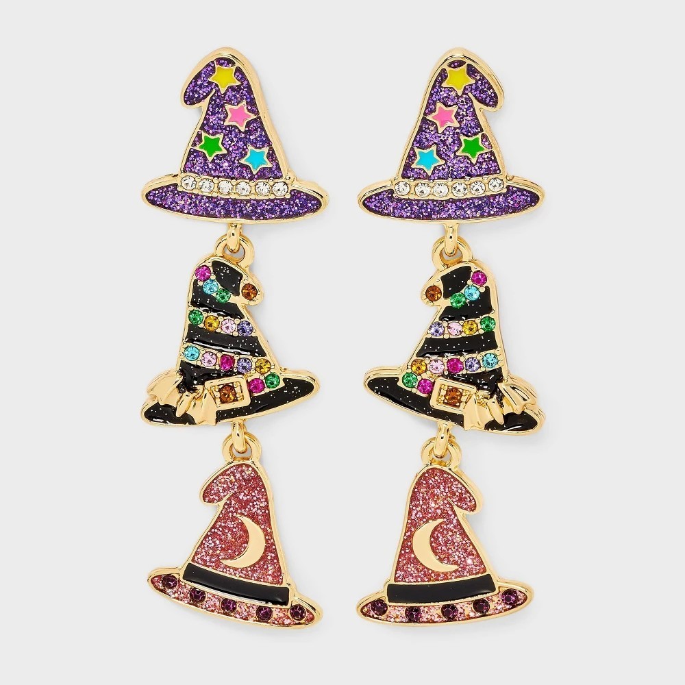 Sugarfix By Baublebar Halloween Earrings Lot of 7 Pairs Ghost Skeleton Witch NWT