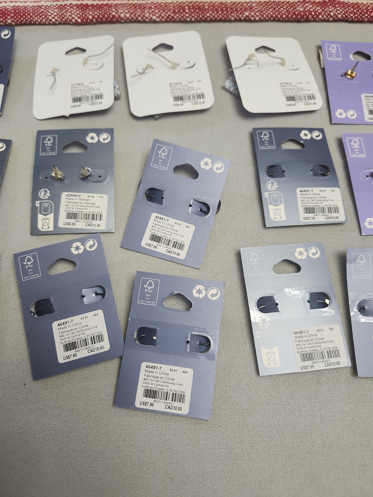 Claire’s Fashion Jewelry Pierced Earrings. Lot Of 21 Pieces…