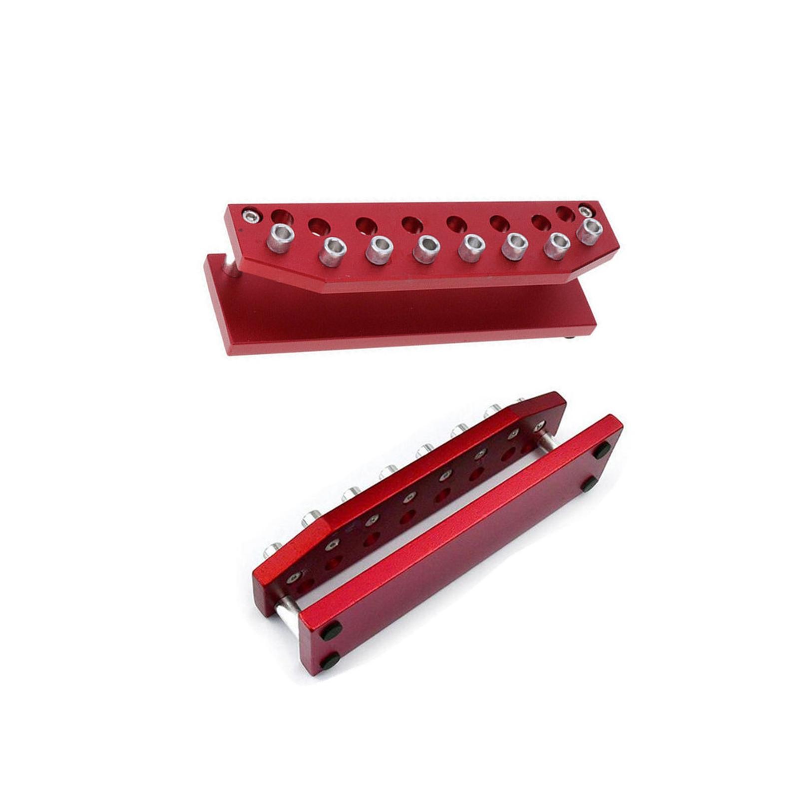 Durable 8 Pack Screwdriver Holder Stand Watch Repairing Tool Aluminum Base