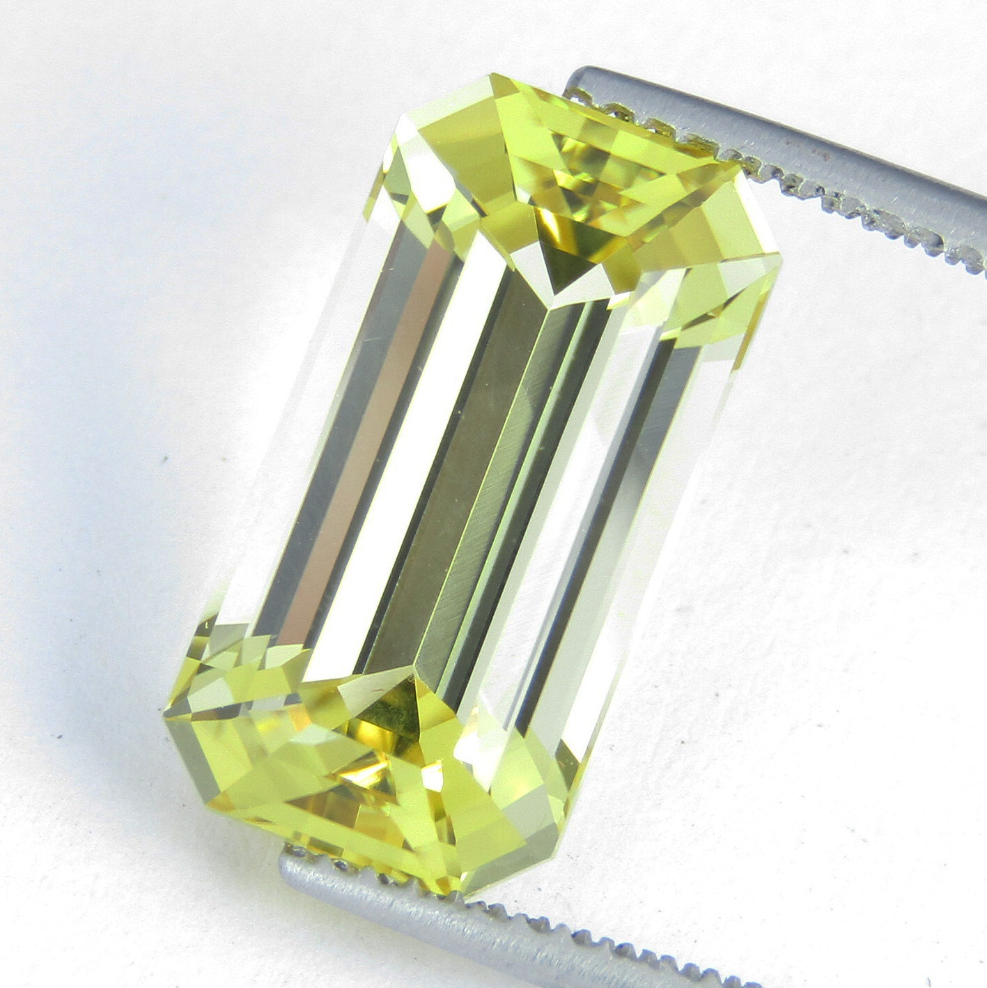 6.45Cts Glorious Natural Unheated Yellow Scapolite Emerald Shape Gemstone