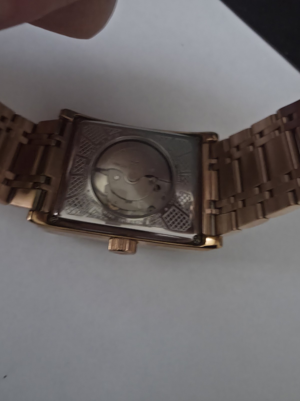 Swiss Legend Limousine Automatic Sapphire MOP Gold Dress Watch MSRP $1200