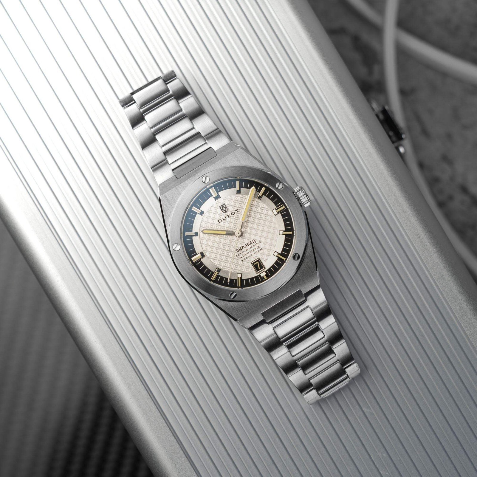 Duxot Bastia Stainless Steel 40mm Japanese Automatic Wristwatch DX-2068-22
