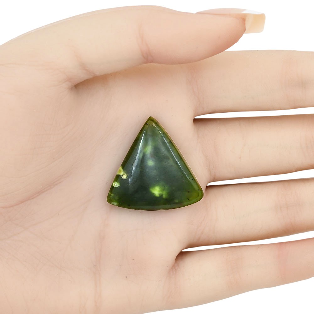Natural Chrome Chalcedony 28×27.2×5.8 mm Fancy Polished Gemstone LS03572-61