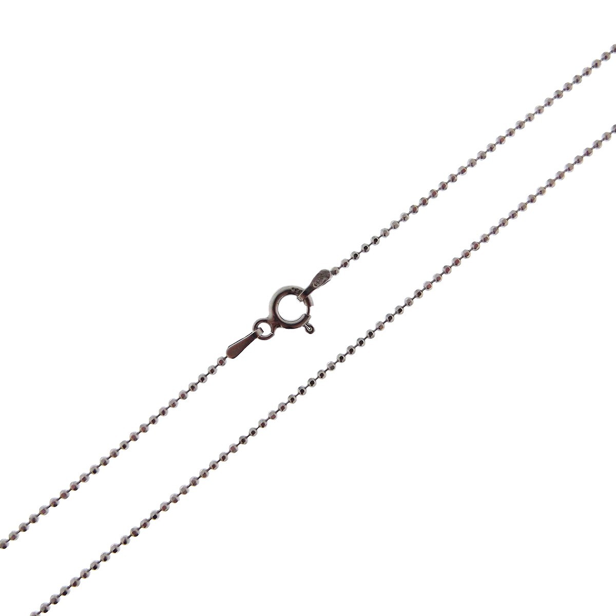 925 Silver Balls Chain Necklace Chain Balls Balls Men Women Various Sizes