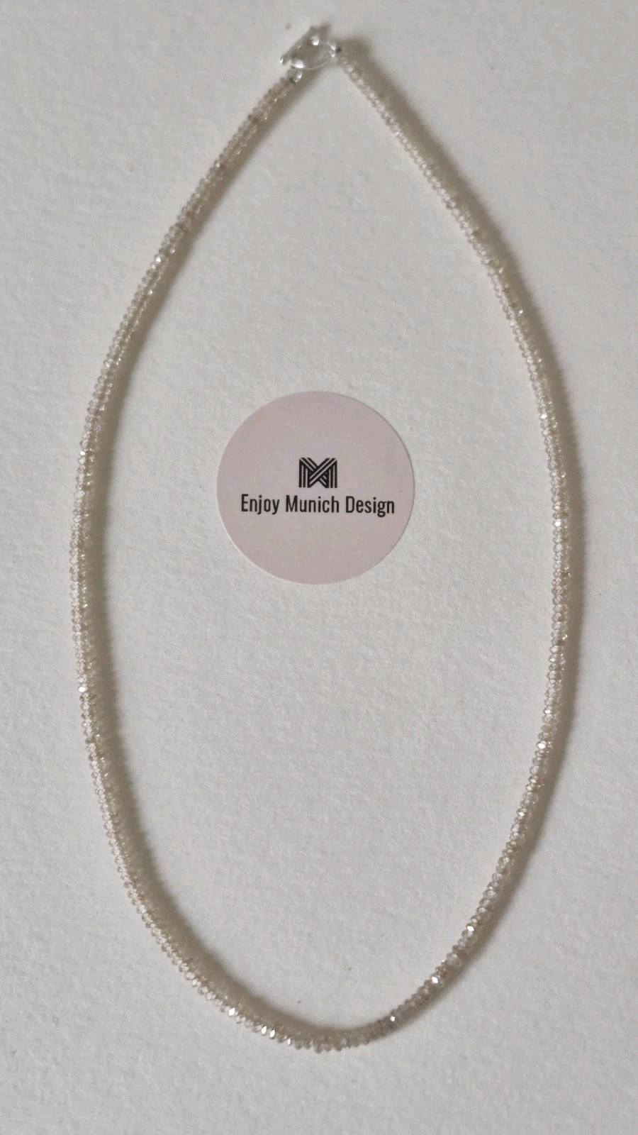 Nude Gemstone Zircon Necklace