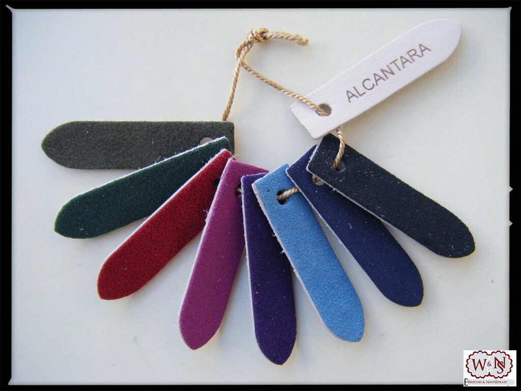 Navy Blue Alcantara Strap 20/16