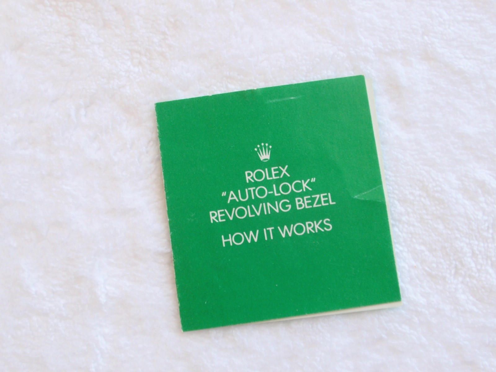 Rare Rolex Bezel User Manual Auto Lock Bezel – How it works