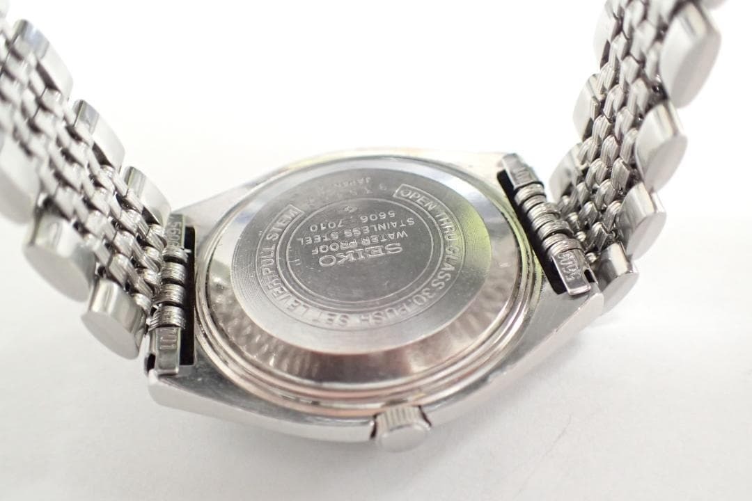 SEIKO Lord Matic 5606-7010 Automatic Day-Date Excellent JAPAN