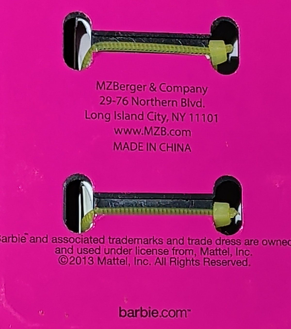 Mattel Barbie MZ Berger & Co. Watch 2013 NRFB Officially Licensed
